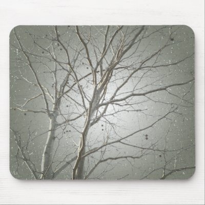 Bare Tree Mousepad 2 by Madinagoodway