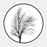 Bare Tree Silhouette Sticker