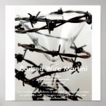 Bared Wire Martini Posters