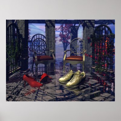 Barefoot in the Rain ~Print~ by TeaAira5