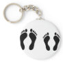 barefoot sleeping icon key chains