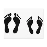 barefoot sleeping icon postcards