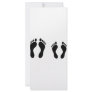 barefoot sleeping icon customized rack card