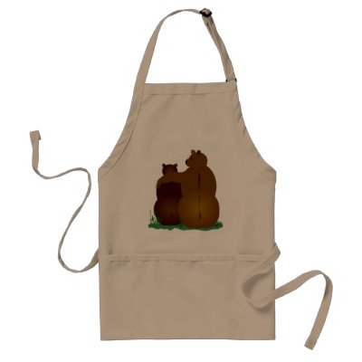 Barely Bears Aprons by ellejai
