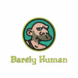 Barely Human embroidered shirts