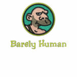 Barely Human Embroidered Hoodie