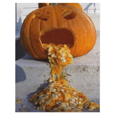 Barfing Pumpkin by markthaler