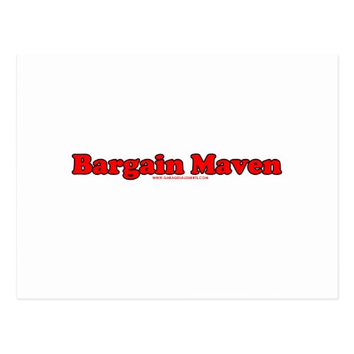Bargain Maven Post Cards