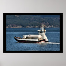 Barge Transporting Propane Print