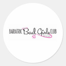 Bariatric Bad Girls Club Logo Schtuff Sticker