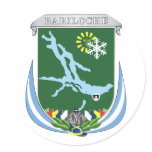 Barilochets, Argentina Round Stickers