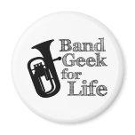 Baritone Band Geek Refrigerator Magnets