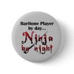 Baritone Ninja Pinback Buttons