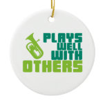 Baritone Plays Well Ornament