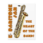 Baritone Sax postcards
