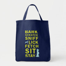 Bark Orange Blue green Canvas Bags