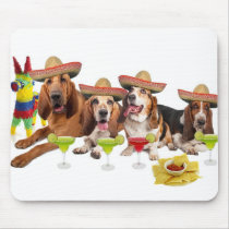 Barkaritaville Basset Hound Mousepad
