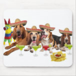 Barkaritaville Basset Hound Mousepad