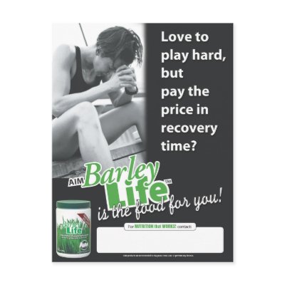 BarleyLife/Play Hard Postcard by backtoedenbusiness