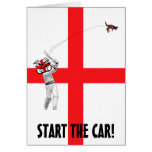 Barmy Army,start the car cards