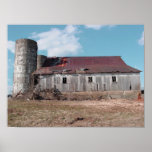 barn and silo 2 print