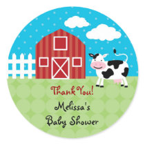 Barn Animals Favour Sticker