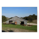 Barn Behind York Mountain Tasting Room Greeting Cards