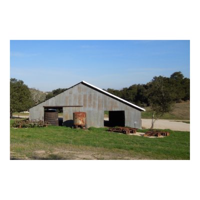 Barn Behind York Mountain Tasting Room Posters by cawinecountry