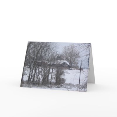 barn greeting card by samm9259