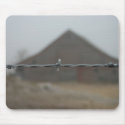 barn frosted barbwire mousepads