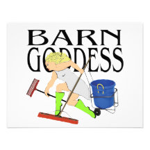 Barn Goddess Personalized Invitation