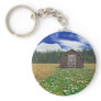 Barn in Wheat Field Keychains