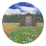 Barn in Wheat Field stickers