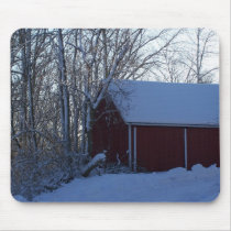 barn in winter use pads