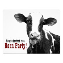 Barn Party - Country Style Get Together Custom Invites