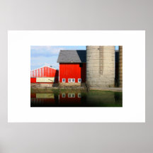 Barn Reflections Posters