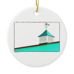 Barn Roof Christmas Ornament