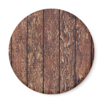 Barn Wall Made of Old Wooden Planks Refrigerator Magnet
