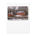 Barn - Winter in the Country postcards