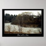 Barn with a view posters