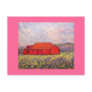 barn with irises post cards