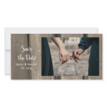 Barn Wood Country Wedding Save the Date Photo Card photo cards