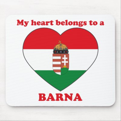 Barna Mouse Mats by ValentinesDayTshirts