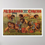 Barnes Circus Advertising Poster From the 1920's posters