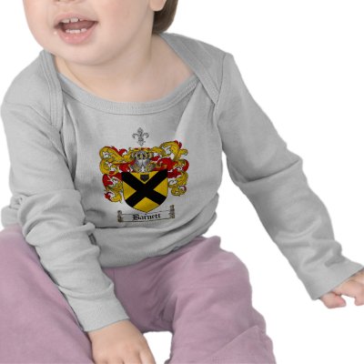BARNETT FAMILY CREST -  BARNETT COAT OF ARMS TEE SHIRTS by heraldics