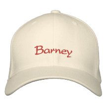 Barney Name Cap / Hat Embroidered Baseball Cap
