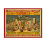 Barnum and Bailey Circus Poster postcards