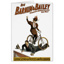 Barnum and Bailey: German Acrobats Greeting Card