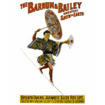 Barnum and Bailey: Japanese Tight-rope Walker t-shirts