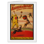 Barnum & Bailey Circus Foot-Ball Dogs cards